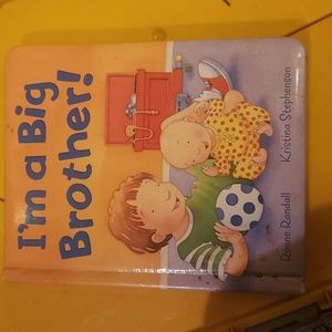 4/$20 giant board book I"M A BIG BROTHER learning about the new baby coming